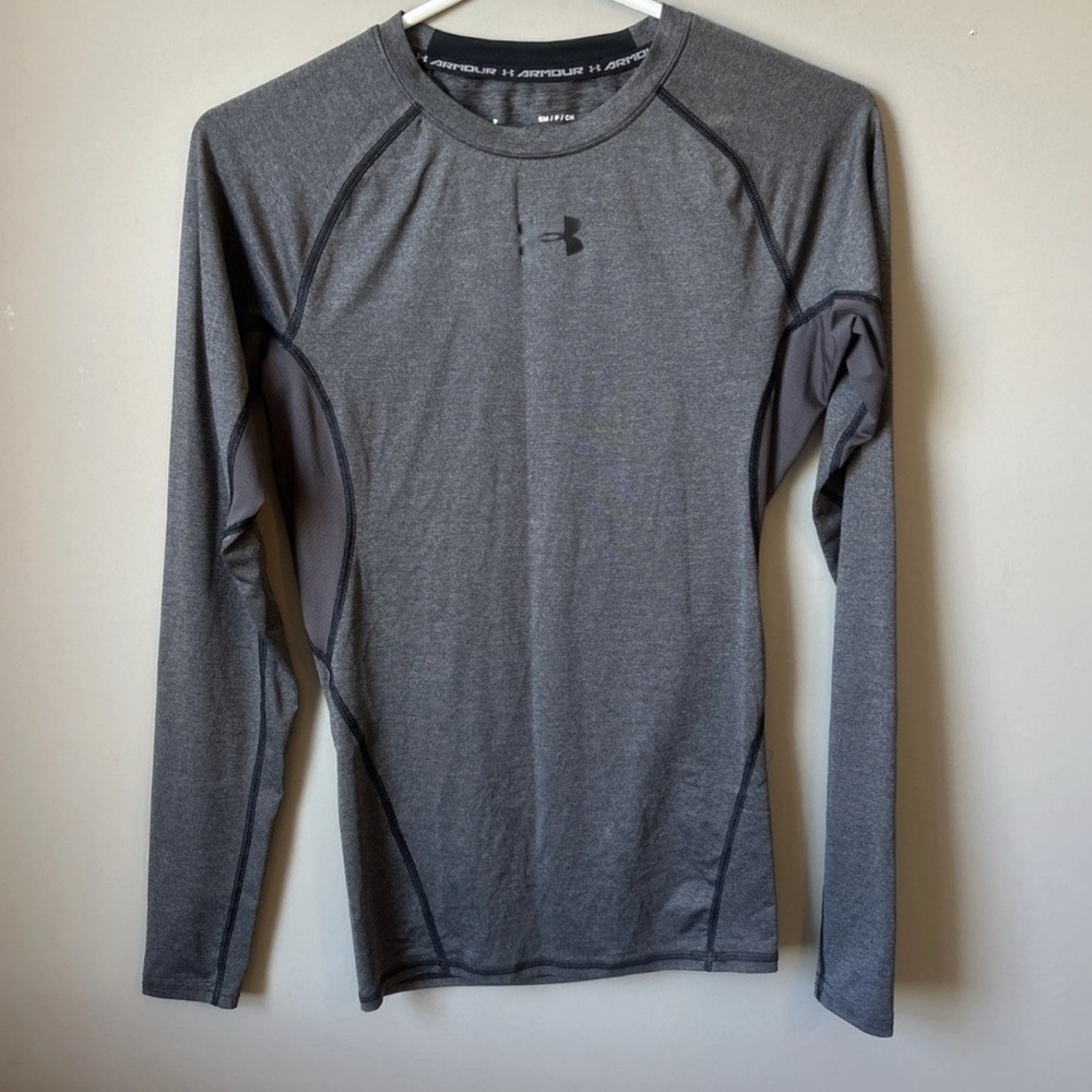 Under Armour Gray Long Sleeve Performance Tee